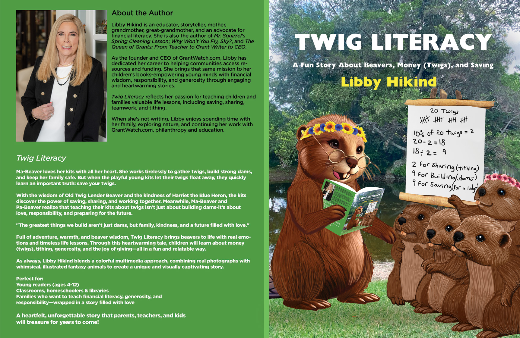 Twig Literacy: A Fun Story about Beavers, Money (Twigs), and Saving 